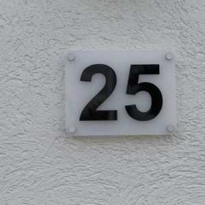 3D Hausnummer