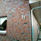 Weiß Hochglanz Hausnummer 11