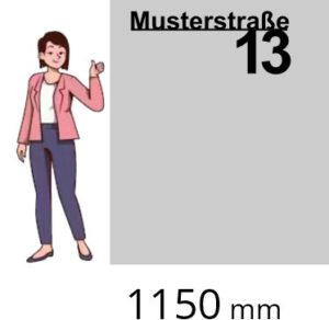 115 cm x 51 cm x 0,5 cm